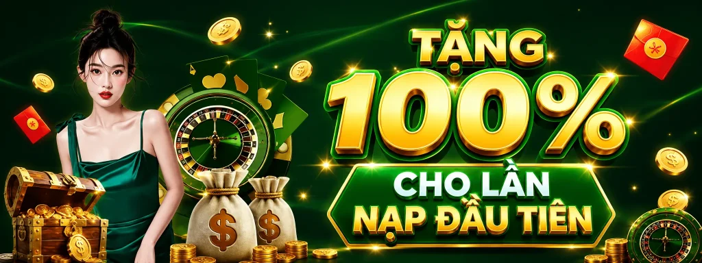 tặng 100% cho lần đầu nạp tiền tại PP881.com
